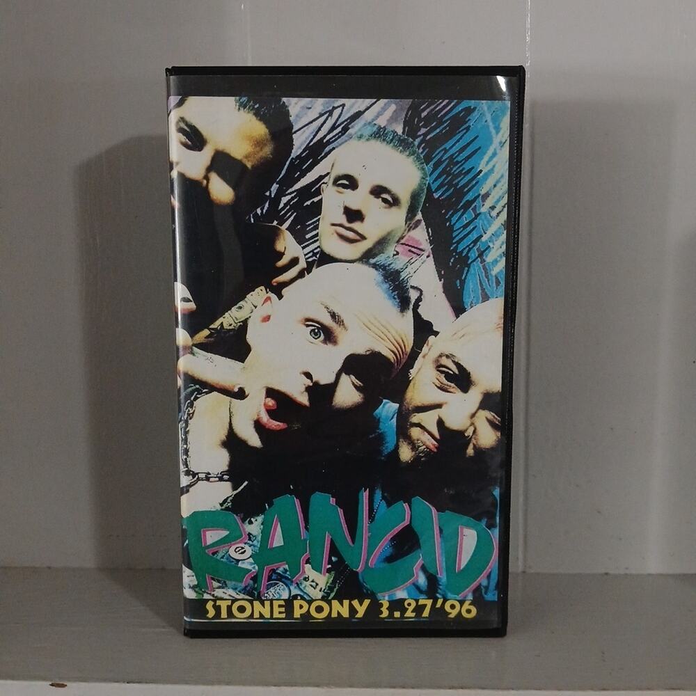 Rancid Live At Stone Pony 1996 VHS tape Punk Ska Operation Ivy Green Day